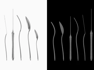 Juego de Cubiertos Cl&aacute;sicos de 9 Piezas COLECCI&Oacute;N Modelo 3D