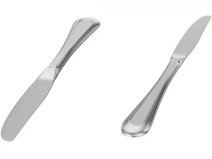 Juego de Cubiertos Cl&aacute;sicos de 9 Piezas COLECCI&Oacute;N Modelo 3D