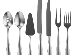 Generic Cutlery Serving Set of 7 Pieces COLLECTION 3D Model