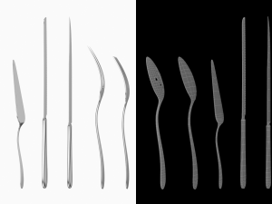 Generic Cutlery Serving Set of 7 Pieces COLLECTION Model 3D