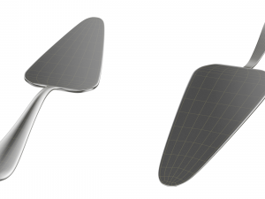 Generic Cutlery Serving Set of 7 Pieces COLLECTION Model 3D