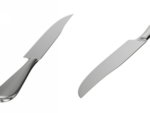 Generic Cutlery Serving Set of 7 Pieces COLLECTION Model 3D
