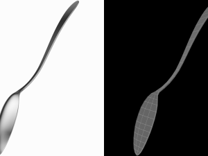 Serving Spoon Generic Cutlery 3D 模型