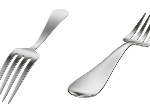Dessert Knife and Fork Generic Cutlery 3D Model