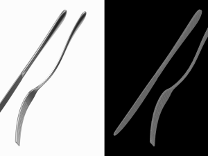 Table Dinner Knife and Fork Generic Cutlery 3D-Modell