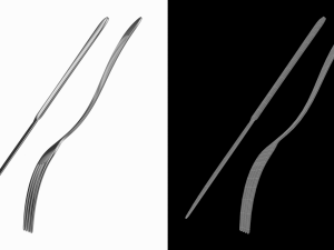 Table Dinner Knife and Fork Generic Cutlery 3D-Modell