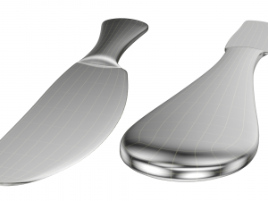Table Dinner Knife and Fork Generic Cutlery 3D-Modell
