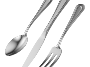 Dessert Knife Fork Spoon Classic Cutlery Model 3D