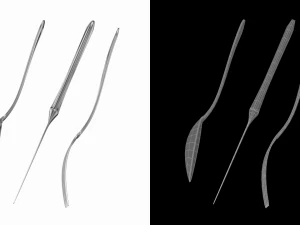 Dessert Knife Fork Spoon Classic Cutlery 3D Model