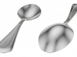 Dessert Knife Fork Spoon Classic Cutlery Modelo 3D