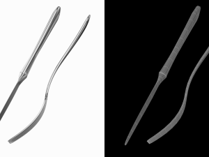 Table Dinner Knife and Fork Classic Cutlery Modello 3D