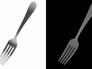 Dessert Fork Generic Cutlery 3D Model