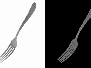 Dessert Fork Generic Cutlery 3D Model