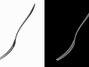 Dessert Fork Generic Cutlery Model 3D
