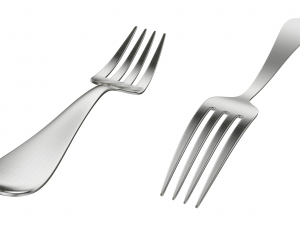 Dessert Fork Generic Cutlery Model 3D