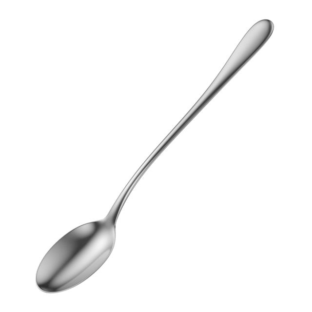 Soda Spoon Generic Cutlery 3D Model .c4d .max .obj .3ds .fbx .stl .blend 