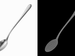 Soda Spoon Generic Cutlery 3D Model