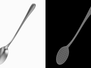 Soda Spoon Generic Cutlery 3D Model