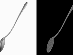 Soda Spoon Generic Cutlery 3D Model
