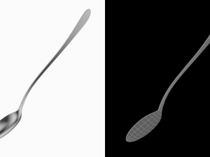 Soda Spoon Generic Cutlery 3D Model