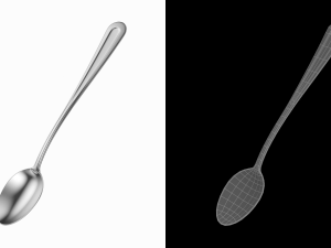 Soda Spoon Classic Cutlery Modello 3D