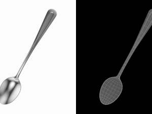 Soda Spoon Classic Cutlery Modello 3D