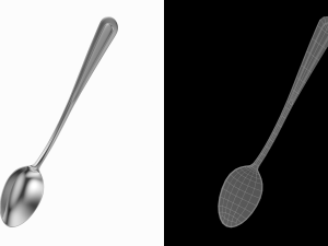 Soda Spoon Classic Cutlery Modello 3D