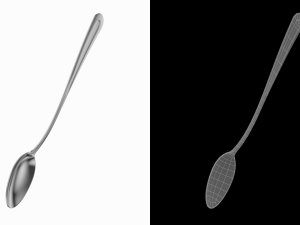 Soda Spoon Classic Cutlery Modello 3D