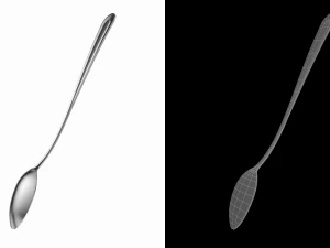 Soda Spoon Classic Cutlery 3D Model