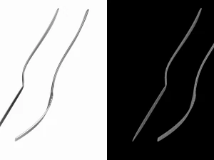 Fish Knife and Fork Generic Cutlery 3D Model