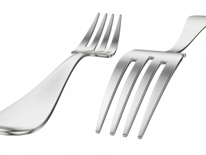 Fish Knife and Fork Generic Cutlery Modello 3D