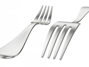 Fish Knife and Fork Generic Cutlery 3D Model