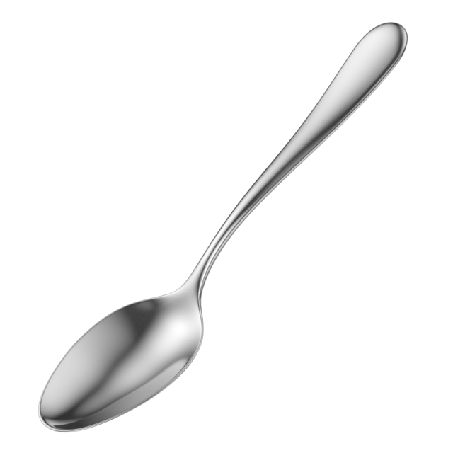 Table Dinner Spoon Generic Cutlery Modello 3D .c4d .max .obj .3ds .fbx .stl .blend 