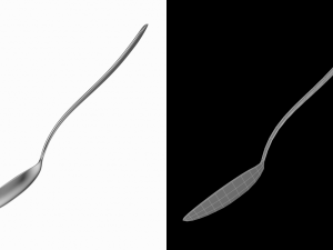 Table Dinner Spoon Generic Cutlery Modello 3D