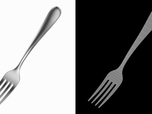 Table Dinner Fork Generic Cutlery Modello 3D