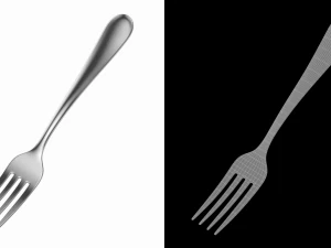 Fourchette De Table Couverts G&eacute;n&eacute;riques Modèle 3D