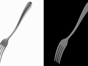 Table Dinner Fork Generic Cutlery Modello 3D