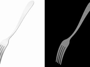 Fourchette De Table Couverts G&eacute;n&eacute;riques Modèle 3D