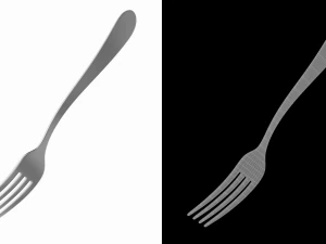 Fourchette De Table Couverts G&eacute;n&eacute;riques Modèle 3D