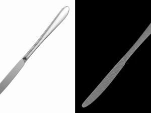 Table Dinner Knife Generic Cutlery 3D Model