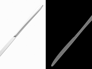 Table Dinner Knife Generic Cutlery Modello 3D