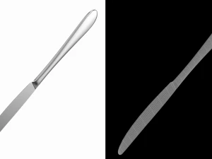 Table Dinner Knife Generic Cutlery 3D Model