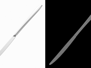Table Dinner Knife Generic Cutlery Modello 3D