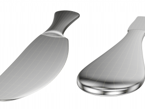 Table Dinner Knife Generic Cutlery Modello 3D