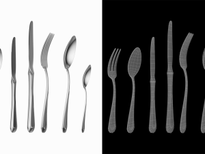 Classic Cutlery Set 7 Pieces COLLECTION Modelo 3D