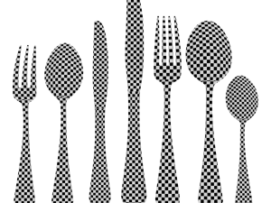 Classic Cutlery Set 7 Pieces COLLECTION Modelo 3D