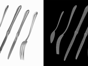 Classic Cutlery Set 5 Pieces COLLECTION Modello 3D