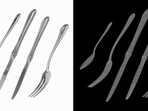 Classic Cutlery Set 5 Pieces COLLECTION Modello 3D