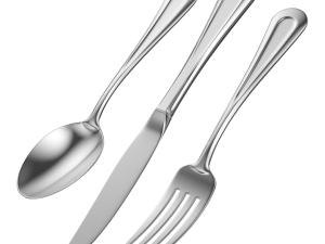 Table Dinner Knife Fork Spoon Classic Cutlery COLLECTION 3D Model