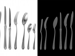 Classic Cutlery 12 Pieces COLLECTION 3D Model